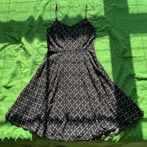 - black and white polka dot dress - 24 inch waist